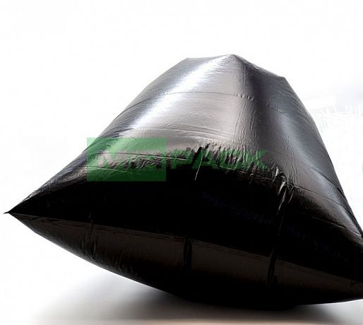 Мешки для мусора 35 л с завязками 30 мкм, ПСД, черные 3 слоя (в рулоне 10 штук, 50х60 см) Deluxe - Вид 3