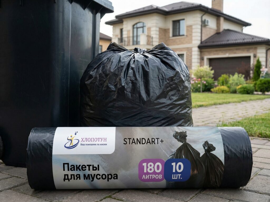 мешки мусорные 180 литров для дачи